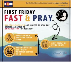 First Friday Fast and Pray