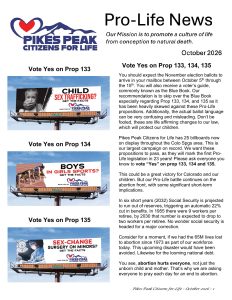 October 2026 Newsletter: Pro-Life News